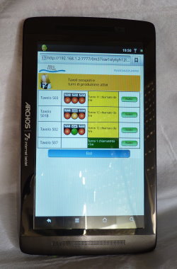 ristorante tablet android turni di produzione